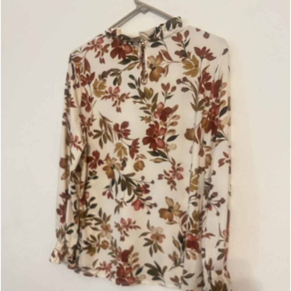 Perseption Concept Floral Blouse size XL -NWOT